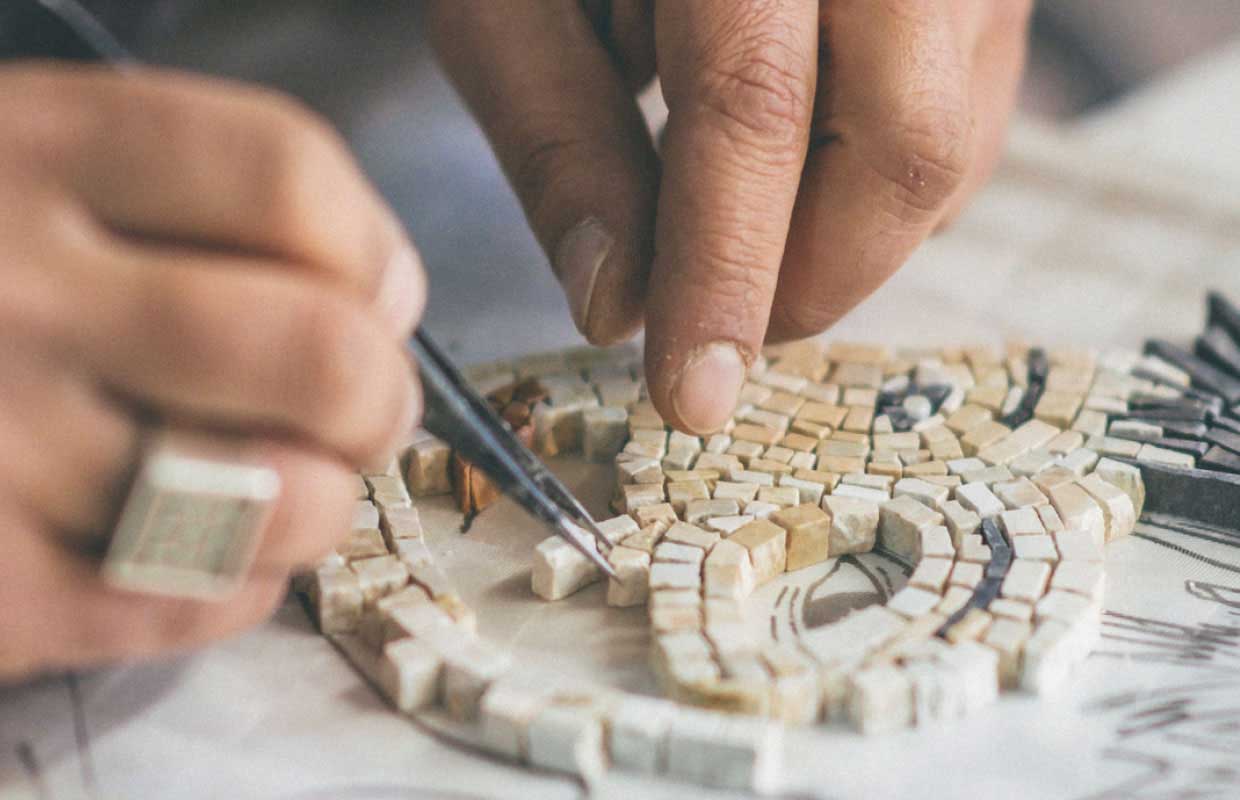 Leonardo Laino artigiano del mosaico